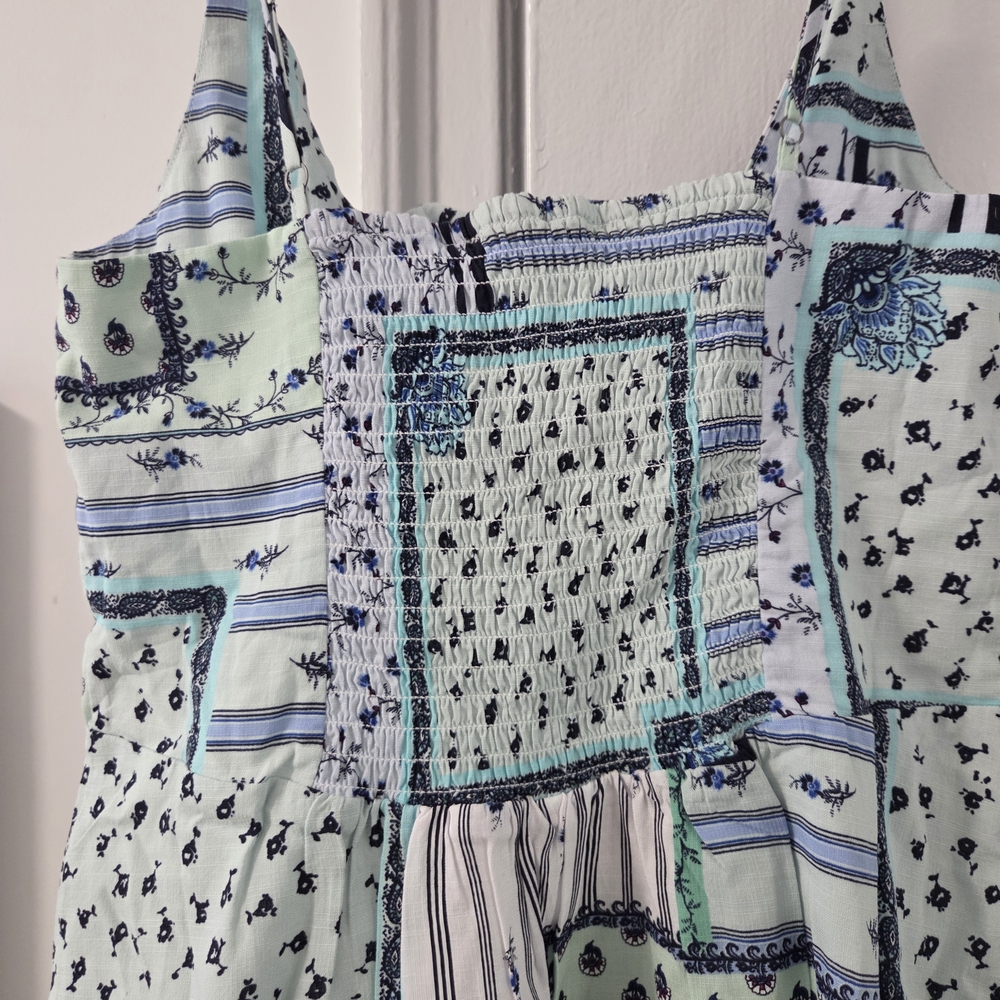 Nwt Loft Multicolor Patchwork Dress - image 5